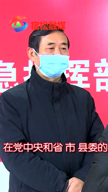 宿松县卫健委主任余焰林答记者问