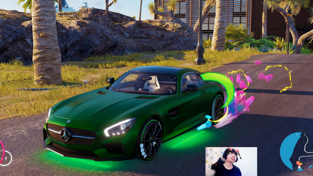 飙酷车神2:童心爆改奔驰amg,果然还是绿色好看