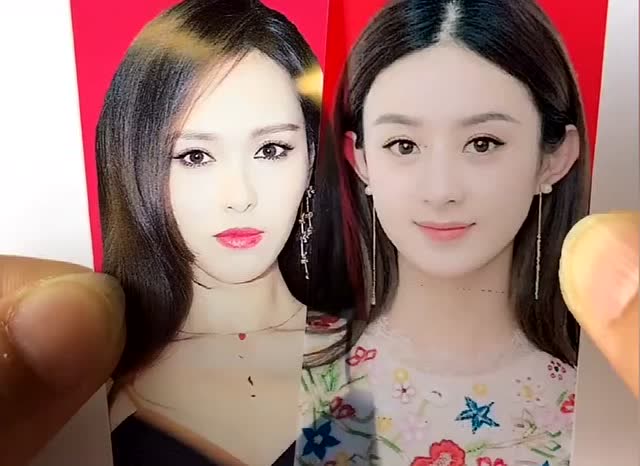 唐嫣和赵丽颖颜值合体,变成一个更可爱的女孩,看着好神奇!