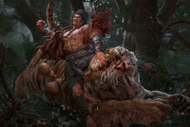 丁海峰武松打虎!两版对比,方知这版好