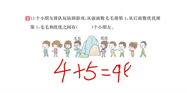 一年级数学排队问题的解题方法,快收藏吧!