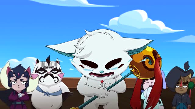 京剧猫:船长的韵纹太搞笑,丸子瞬间亮出真的韵纹