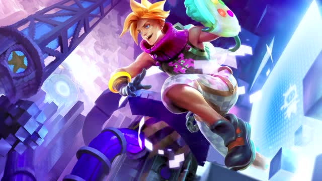 玩家自制 探险家 - 伊泽瑞尔 电玩皮肤 登录界面 lol英雄联盟