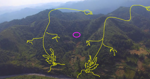 此地双龙守护,龙脉清晰可见,这才是顶级的风水宝地