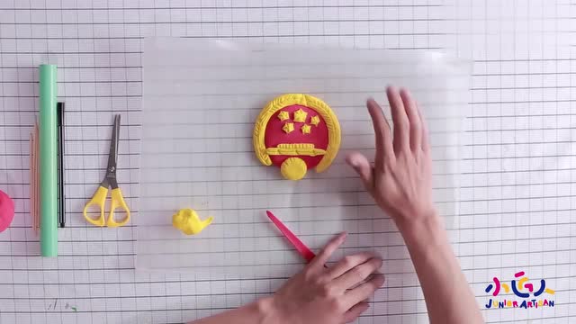 幼儿手工制作国庆版,如何用超轻粘土做国徽,看几遍就学会