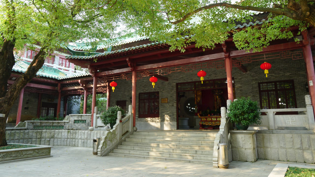 旧顺德八景之一,均安奎福古寺