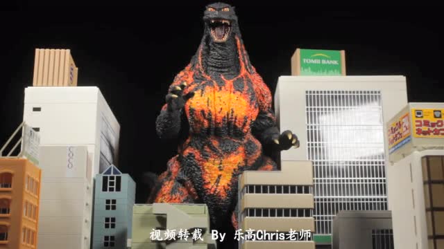 xplus东宝大怪兽系列红莲哥斯拉1995版哥总暴走起来连自己都怕