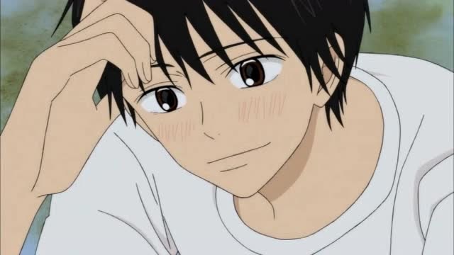 确定了女孩的心意,男孩松了一口气 掩面遮羞的他还真可爱