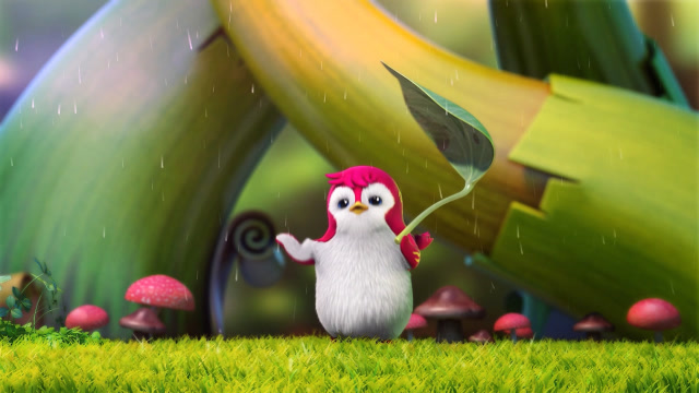 《巴塔木儿歌》雨滴落在雨伞上,滴答uu