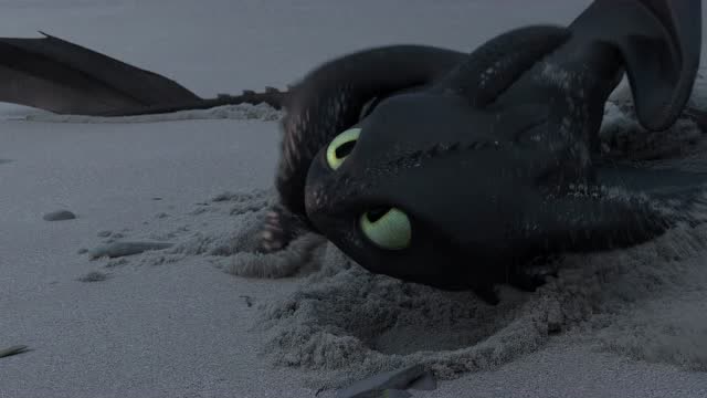 驯龙高手:没牙仔撩妹,蠢萌蠢萌想把白煞摇下树