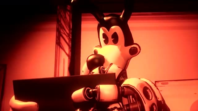 班迪和墨水机器:鲍里斯一个人独闯墨水怪物的大本营,营救爱丽丝