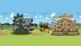 坦克世界 坦克大战 kv-44坦克vs鳄鱼坦克