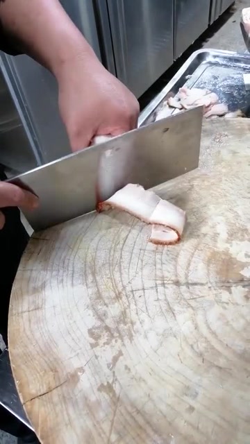 宝塔肉原来是这么切的