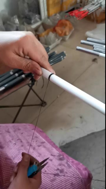 鱼竿导环缠线加固