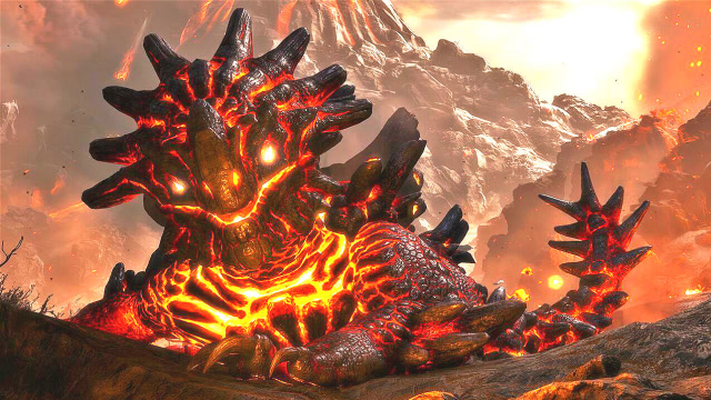 探索末日火山!这只熔岩巨兽有点萌,方舟创世纪