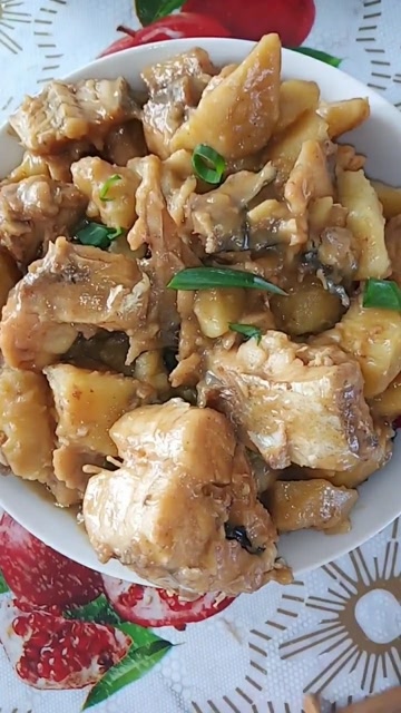 鳕鱼炖土豆图片