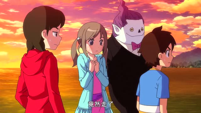 妖怪手表:夏芽召唤出地缚猫,地缚猫讨厌海洋不想战斗!