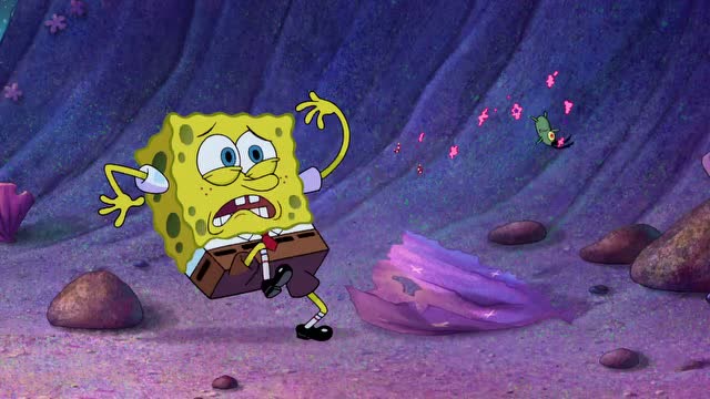 海绵宝宝大电影海绵宝宝和痞老板成一伙的,为了秘方,两人密谋