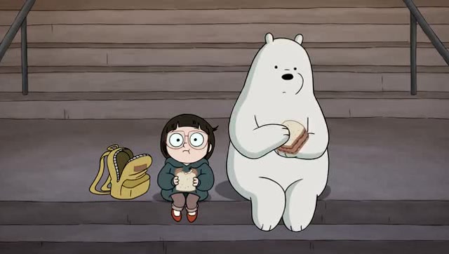 白熊终于开心的笑了,克洛伊感到很激动!