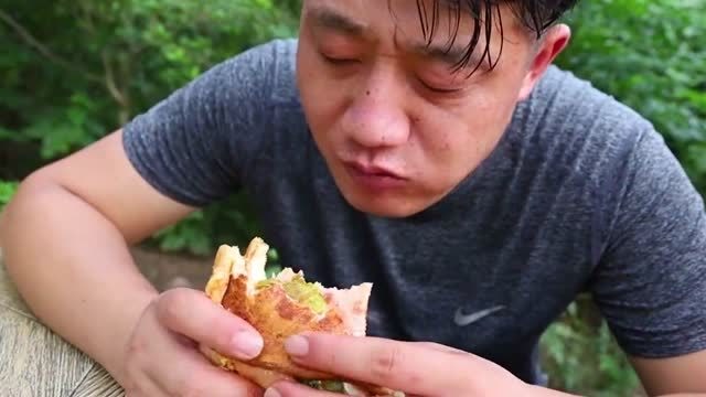 胖妹做三明治早餐,配料丰富省时又省力,老公第一次吃