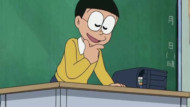 哆啦a梦:大雄和老师交换人生,结果大雄成了一个受欢迎的好老师!