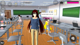 樱花校园模拟器：女孩的便服日常却惹毛了老师？