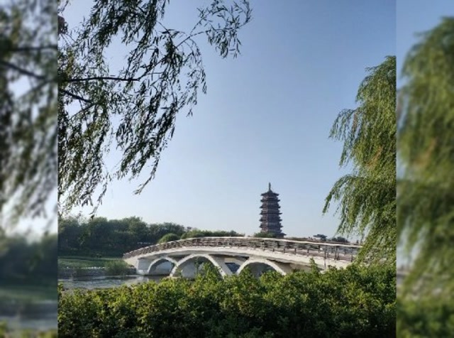 山东东营河口鸣翠湖