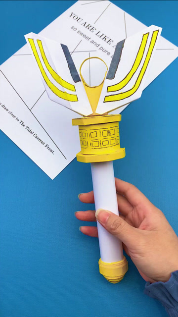 折纸做的迪迦奥特曼变身器