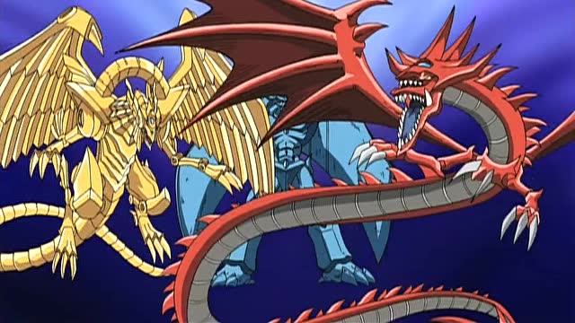 面对9000的青眼究极龙该怎么办?武藤游戏用三幻神轻松获胜