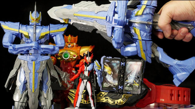 【假面骑士】假面骑士圣刃 saber 亚瑟王 dx 变形巨剑