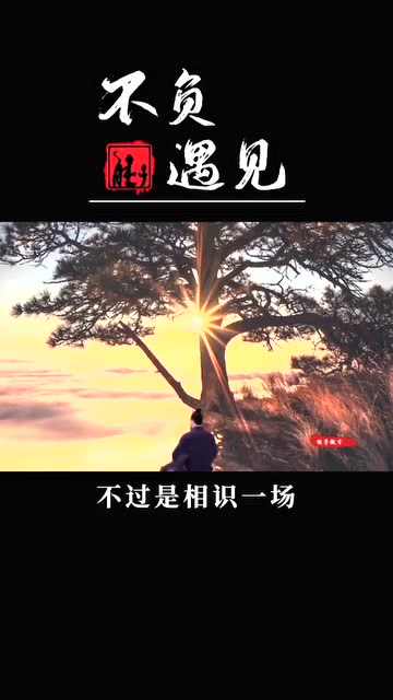 情出自愿事过无悔不负遇见不谈亏欠不负遇见不谈亏欠