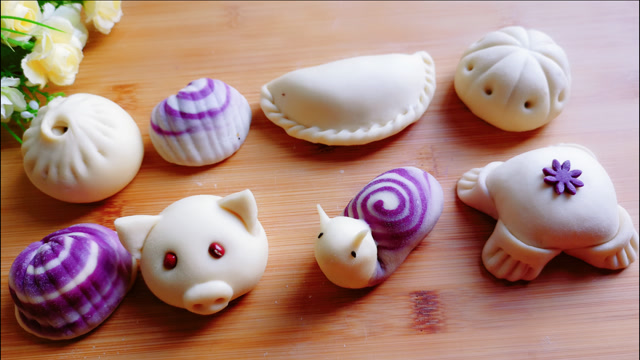 7种简单的创意包子简单易学过年每个花样做一遍