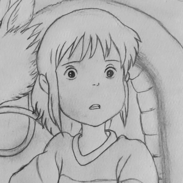 临摹宫崎骏作品图片加创作