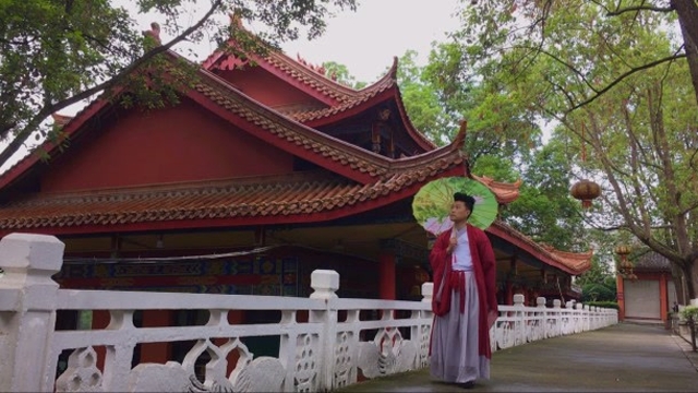 英雄黄继光故乡美丽的中江之北塔寺