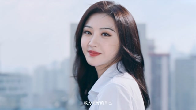 迪奥中国护肤大使景甜广告大片 白衣黑发干净美丽