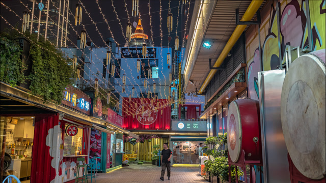 无锡崇安寺步行街,夏夜里适合逛街的地方