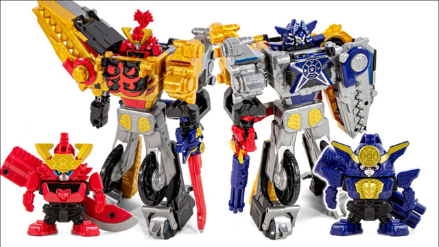 组装超凡战队机器人玩具