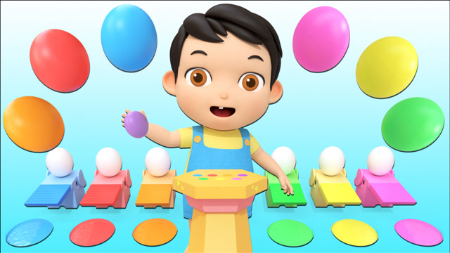 益智宝贝  扭蛋染色,认识衣物早教动画