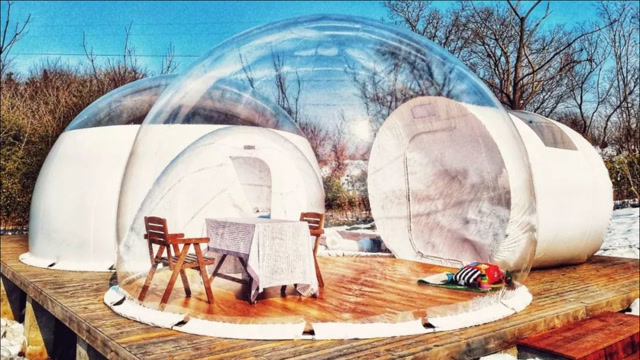 全透明气泡酒店,你敢住吗?