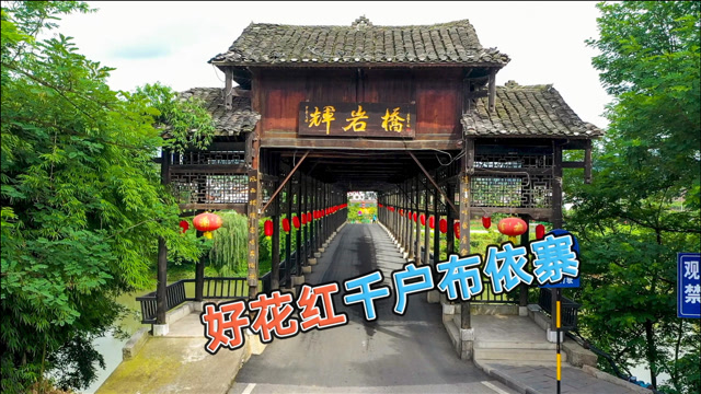 贵州黔南惠水县,好花红千户布依寨,体验民风民俗好去处