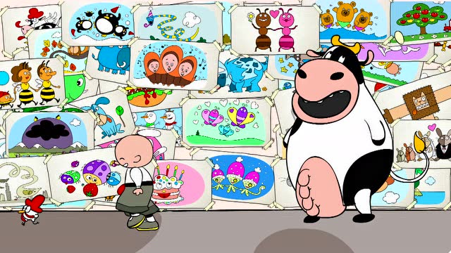 百变纸箱王手工绘画  蝴蝶心