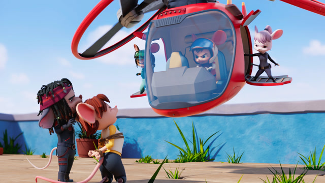 舒克贝塔第三季  第0集 秘密武器?海盗竟击落舒克直升机