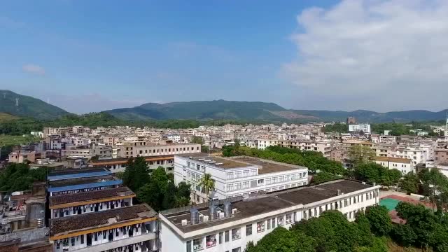 普宁市梅林镇新车路高清航拍