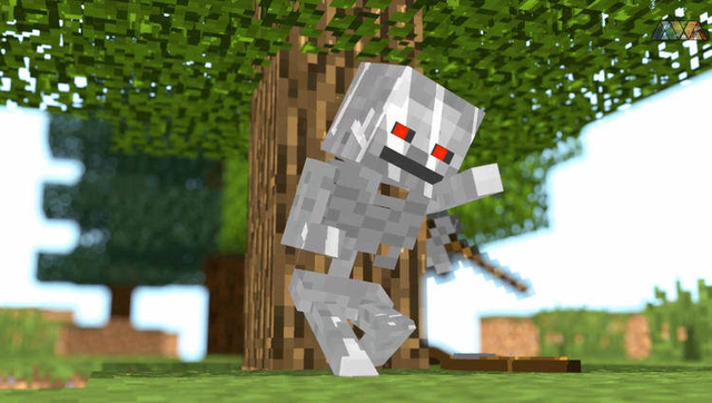 mc动画:骷髅小白最好的朋友 有点小温情