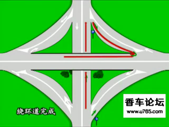 道路44 通过立交桥_ 学车视频