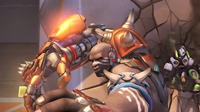 守望先锋新英雄"末日铁拳"全皮肤特写 勾拳警告