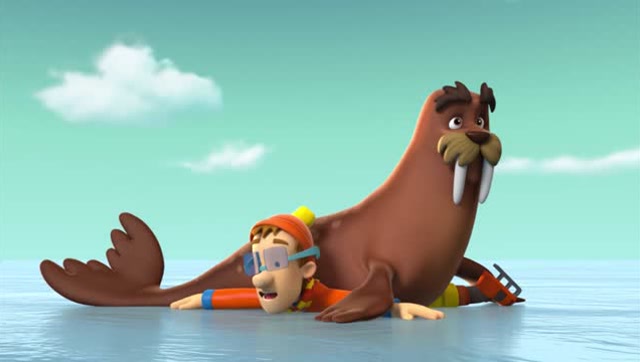 汪汪队立大功:阿宝船长你觉得自己有足够大的力气来举起海象吗