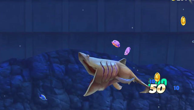 饥饿鲨世界:你玩过嘴巴最大的鲨鱼姥鲨吗?