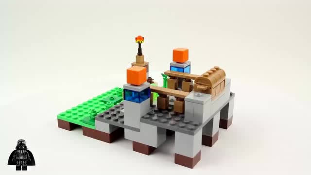 乐高我的世界系列lego21135手工盒子新版开包快速拼装