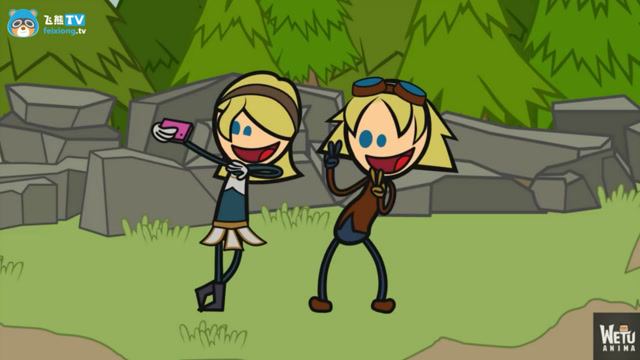 英雄联盟小动画佐伊看到拉克丝和ez在自拍